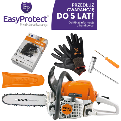 STIHL MS 231 – Wszechstronna Pilarka Spalinowa Wydajna i Komfortowa
